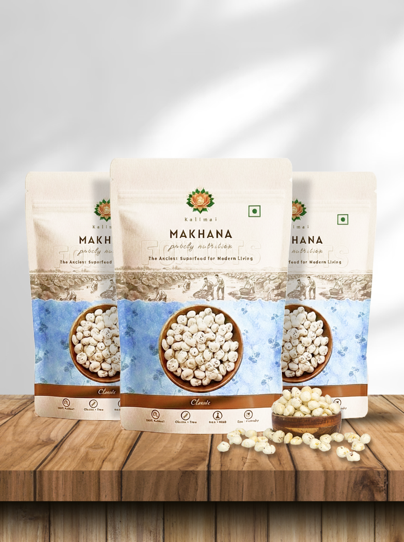 Combo Of 3 Classic Makhana