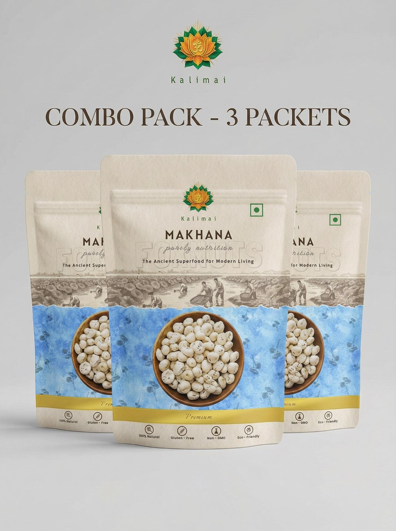 Combo of 3 Premium Makhana